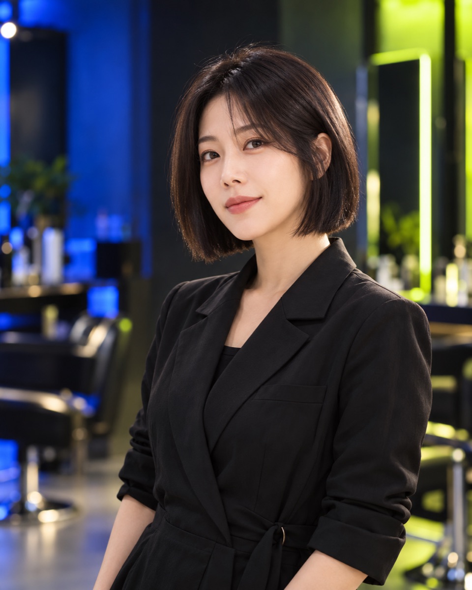 한지우 가상 프로필 예시